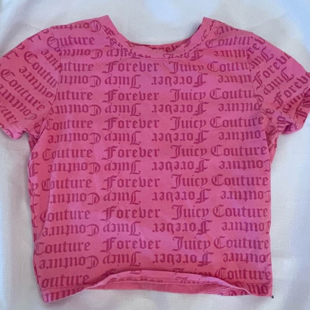 JUICY COUTURE X FORVER 21 pink shirt
